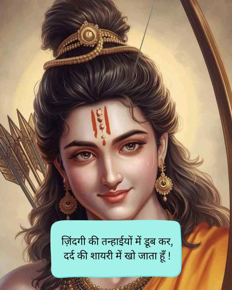 Jai shri Ram Shayari 2 line in hindi