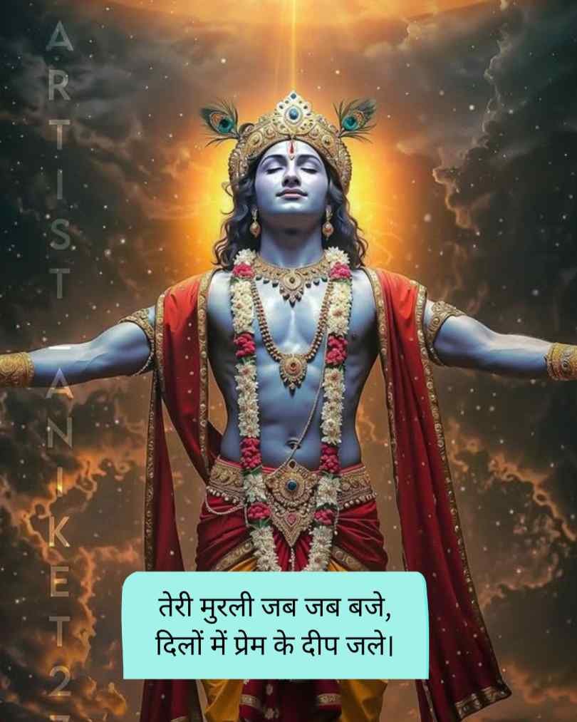 Krishna Shayari Love