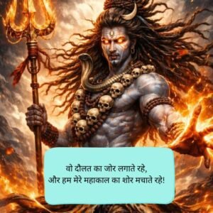 Mahakal shayari attitude