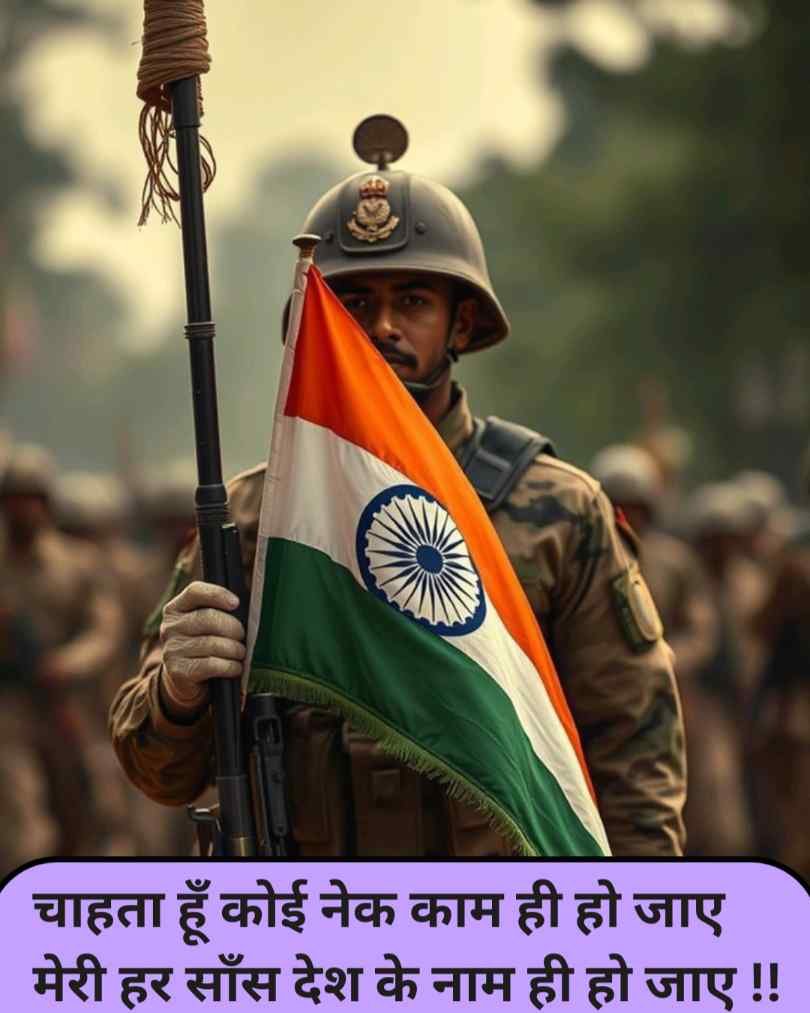 देश भक्ति शायरी दो लाइन हिंदी मे